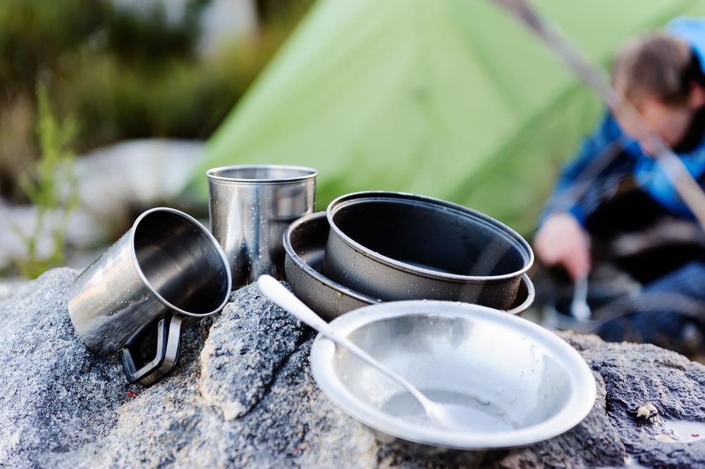 backpacking cookware - easy to clean