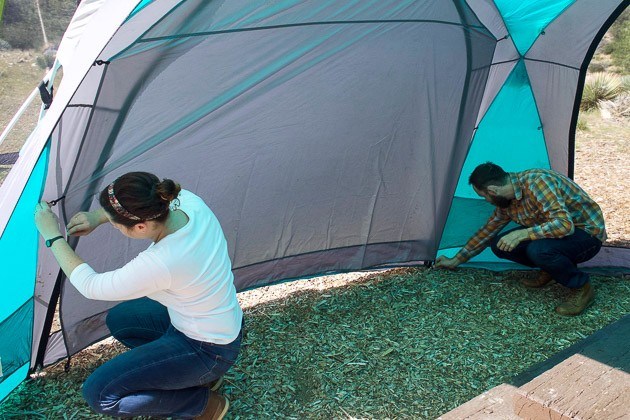 Knowing which seams of the tent to seal  saves you time when waterproofing your tent