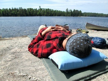 Backpacking pillows vary in sizes