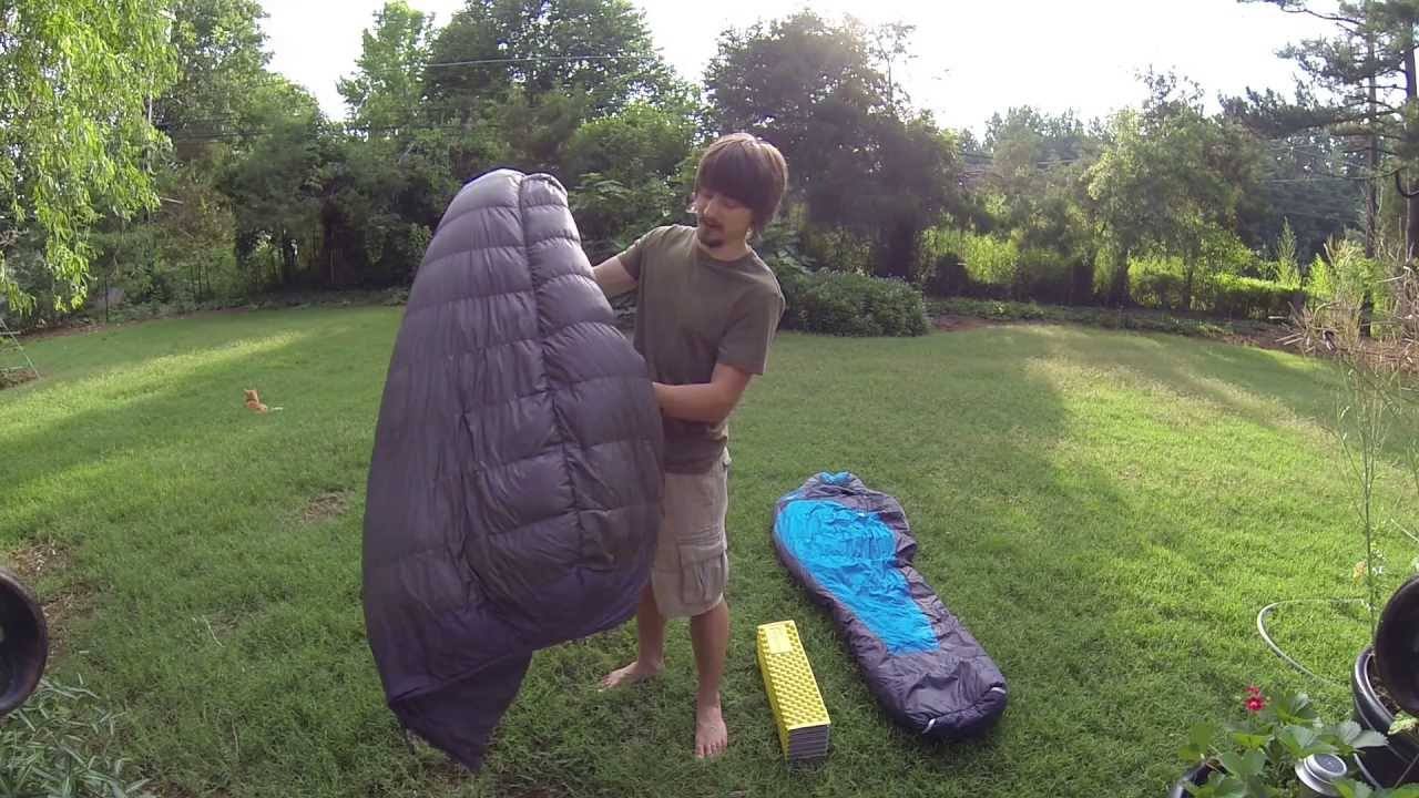 Sleeping bags are easier to set up than quilts