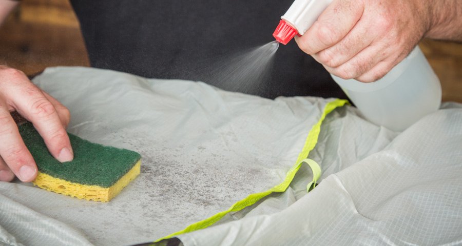 Removing dust and dirt that accumulated in your tent  is a must before waterproofing your tent