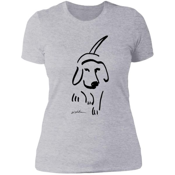 beagle lady t-shirt