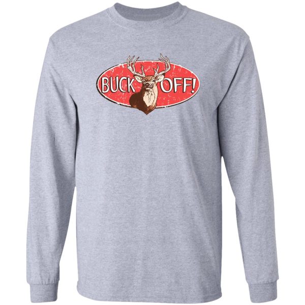 buck off deer hunter long sleeve