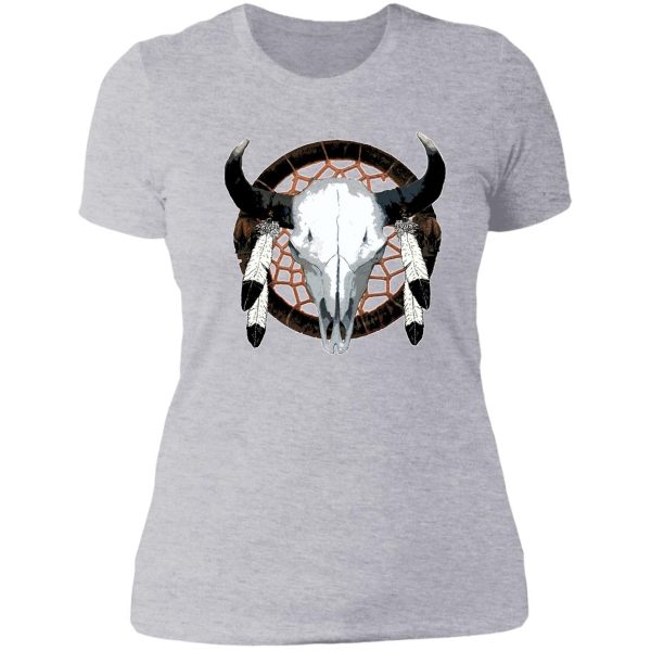 buffalo skull lady t-shirt