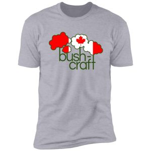 bushcraft canada flag shirt