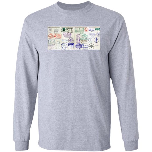 camino de santiago pilgrim's credential long sleeve