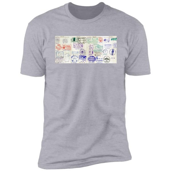 camino de santiago pilgrim's credential shirt