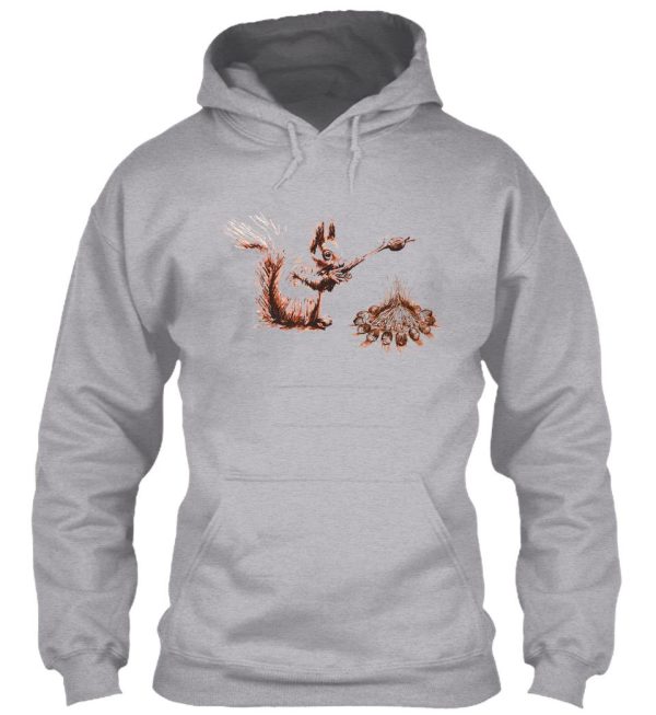campfire squirrel hoodie