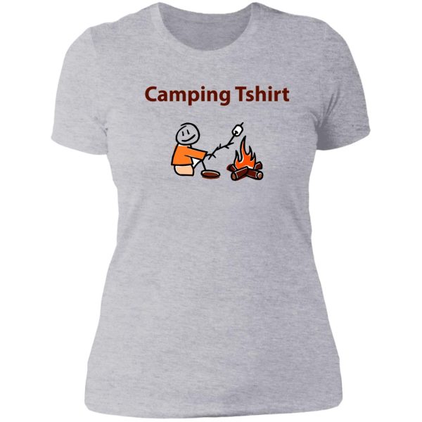 camping tshirt lady t-shirt