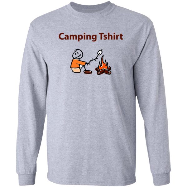 camping tshirt long sleeve