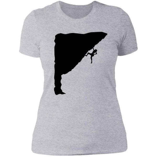 climbing lady t-shirt