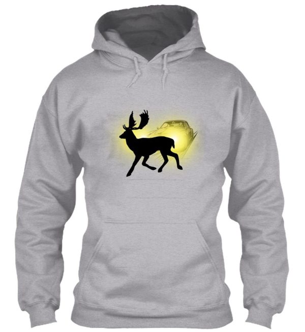 deer in the headlights hoodie