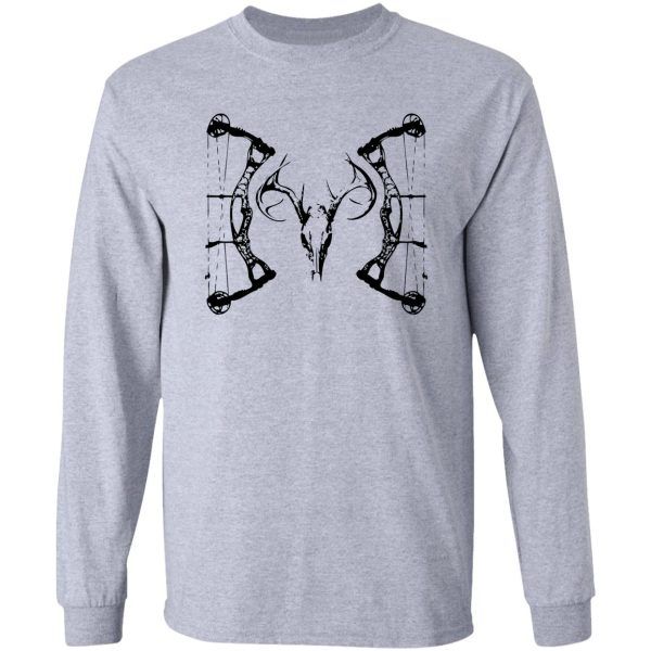 deerskull & compound bow long sleeve
