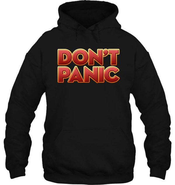 don't panic hoodie