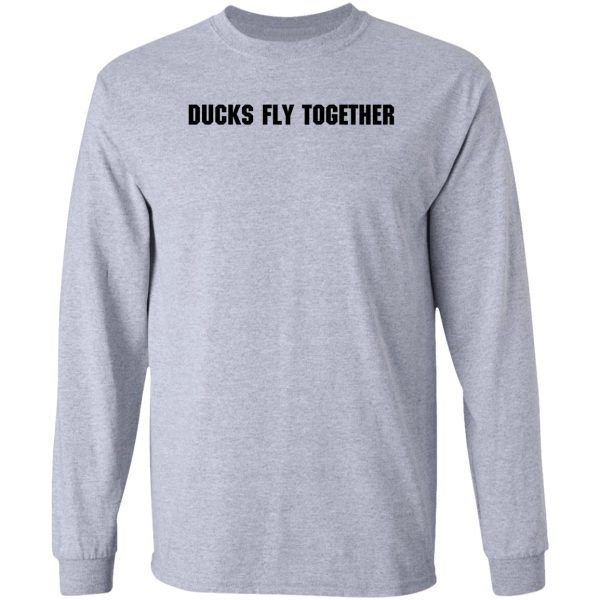 ducks fly together long sleeve