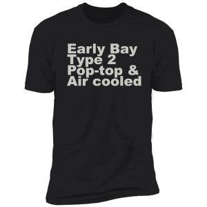 early bay pop type 2 pop top grey shirt