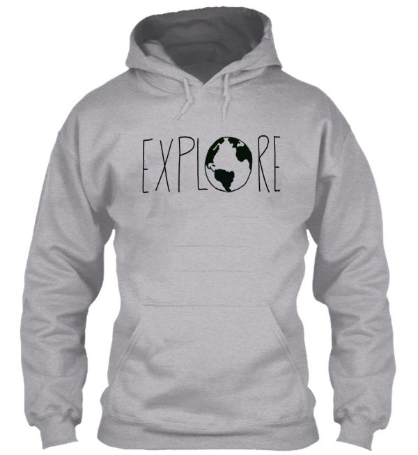 explore the globe hoodie
