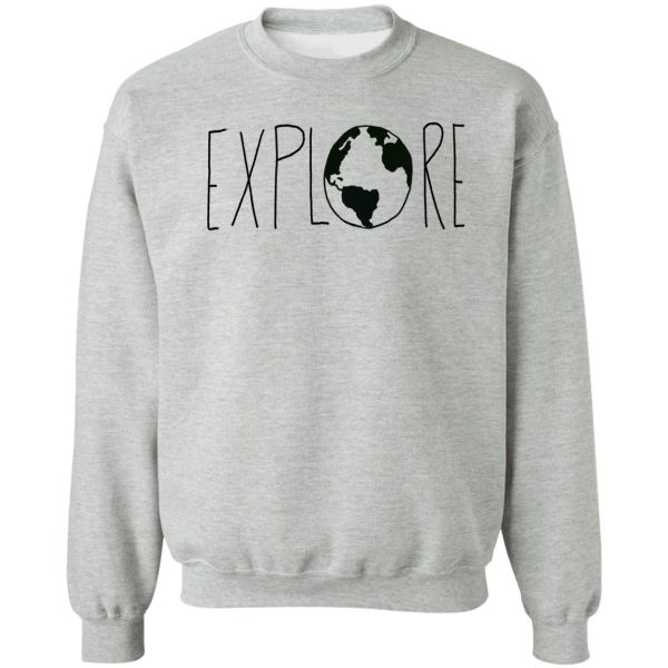 explore the globe sweatshirt