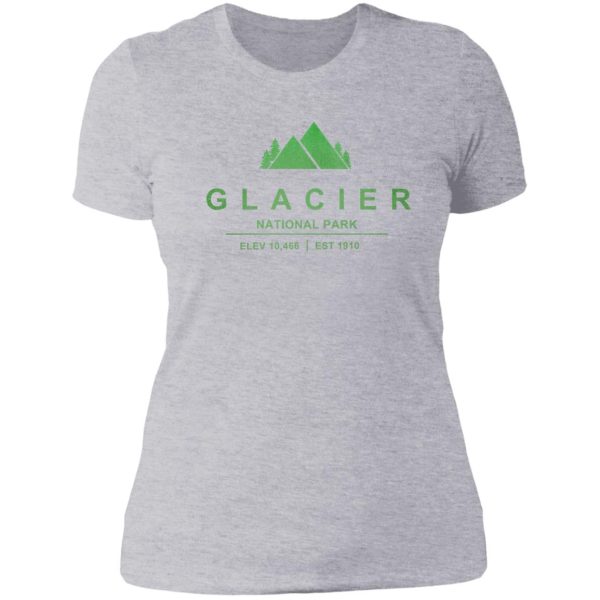 glacier national park montana lady t-shirt