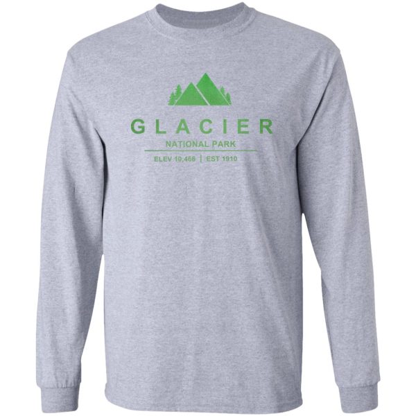 glacier national park montana long sleeve