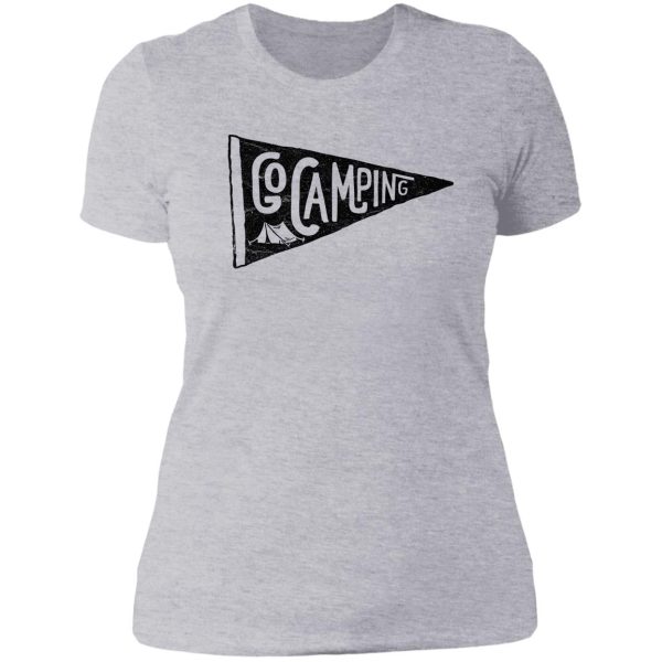 go camping lady t-shirt