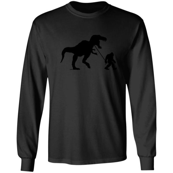 gone squatchin with t-rex long sleeve