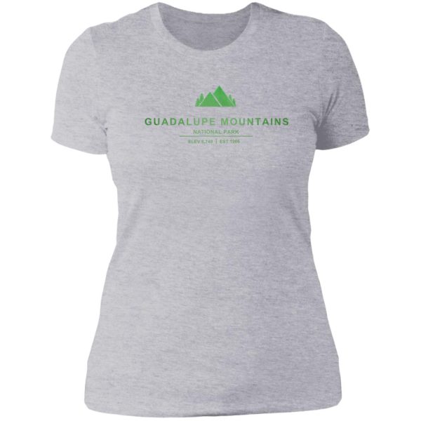 guadalupe mountains national park texas lady t-shirt
