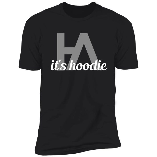 hoodie allen "it's hoodie" grey/white shirt