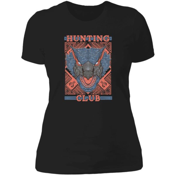 hunting club nargacuga lady t-shirt