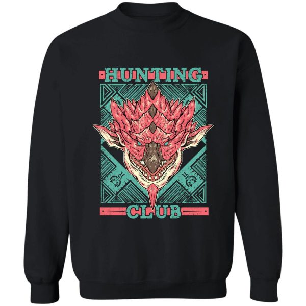 hunting club pink rathian sweatshirt