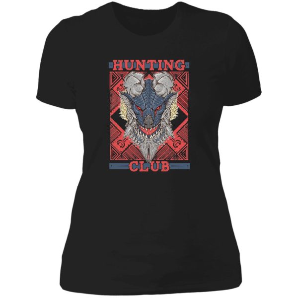 hunting club stygian zinogre lady t-shirt