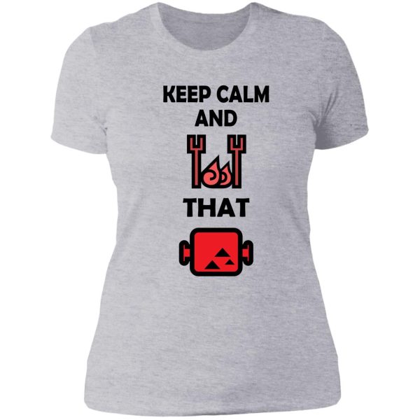 keep calm and bbq that meat lady t-shirt