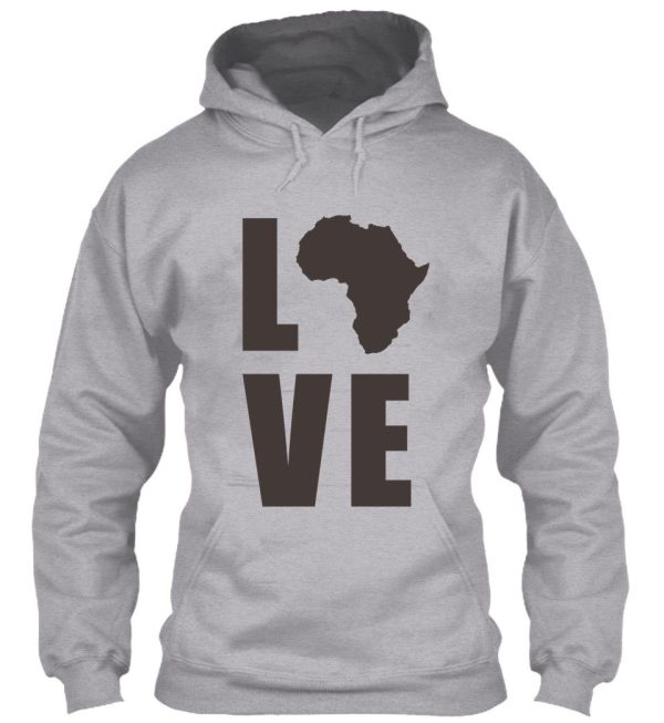love africa hoodie