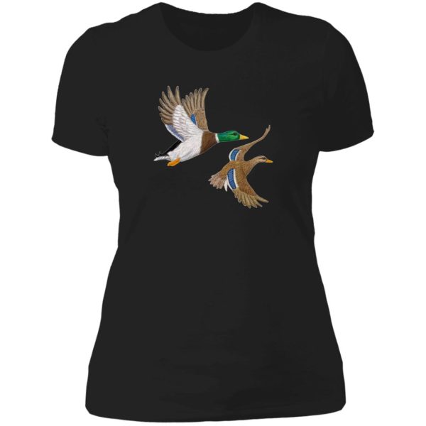 mallard ducks t-shirt lady t-shirt