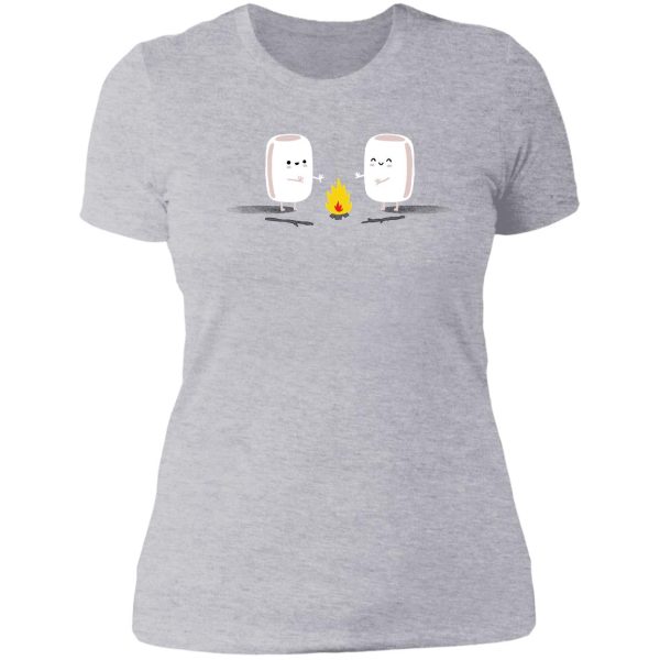 marshmallows lady t-shirt