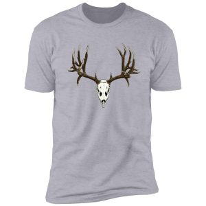 mule deer skull shirt