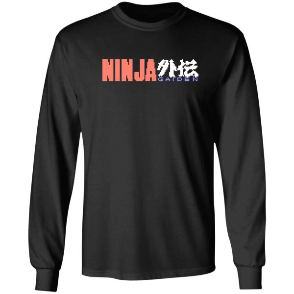 ninja gaiden logo long sleeve
