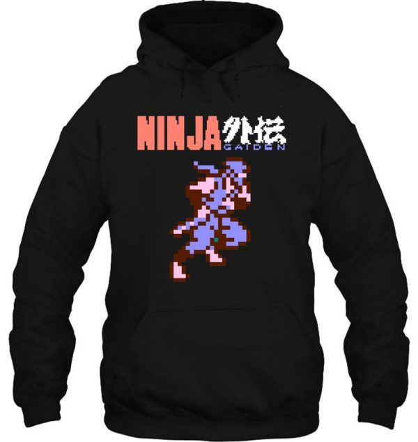 ninja gaiden's ryu with logo hoodie