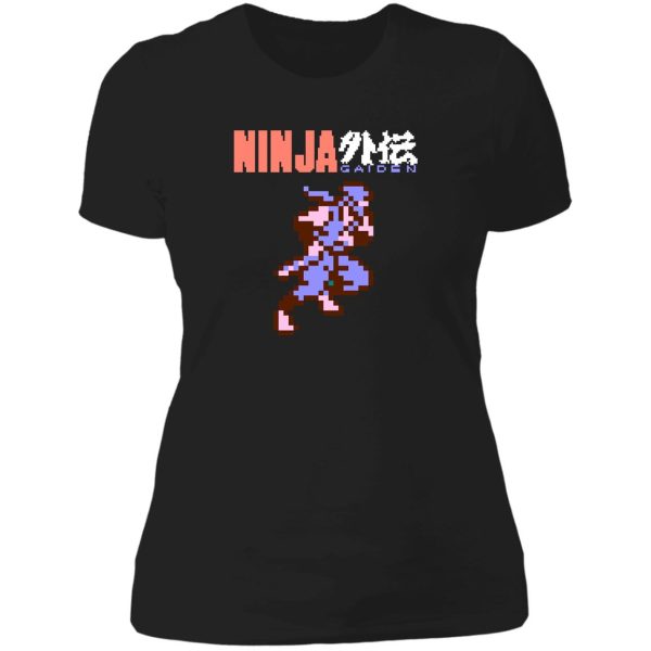 ninja gaiden's ryu with logo lady t-shirt