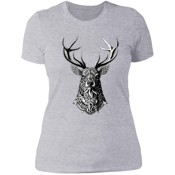 ornate buck lady t-shirt