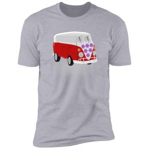 red and white camper van shirt