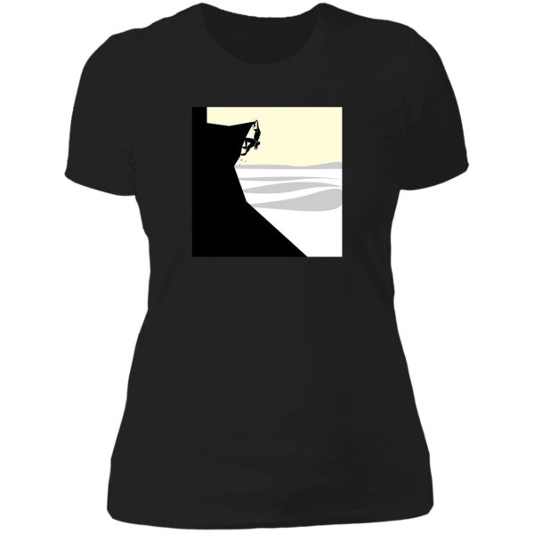 rock climber lady t-shirt