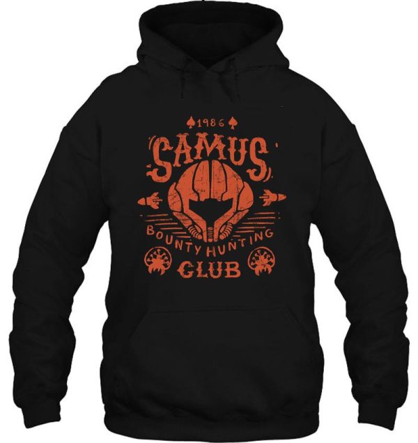 samus bounty hunting club hoodie
