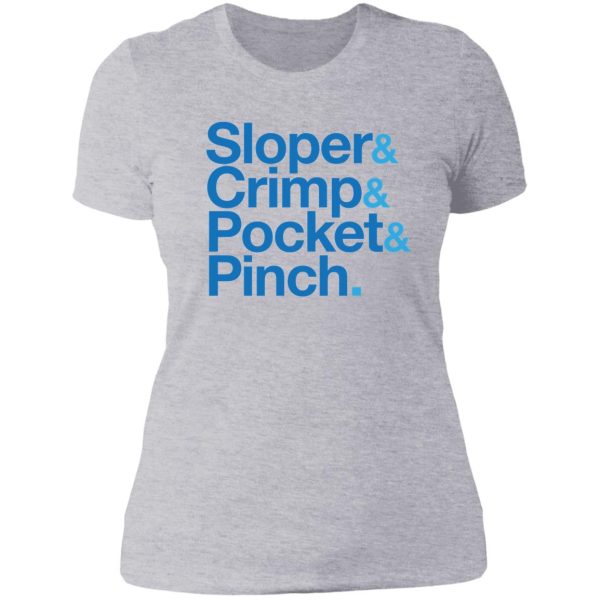 sloper & crimp & pocket & pinch lady t-shirt