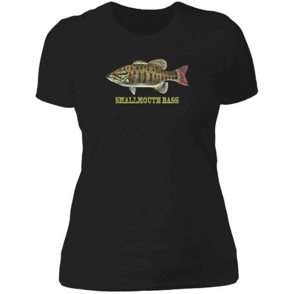 smallmouth bass lady t-shirt