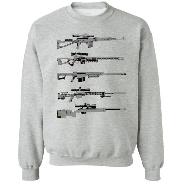 sniper rifles sweatshirt