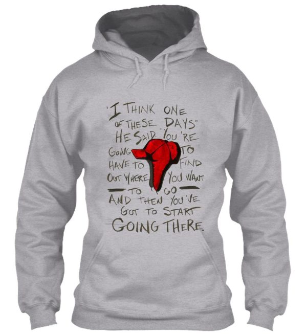 the catcher in the rye - holden's red hunting cap hoodie
