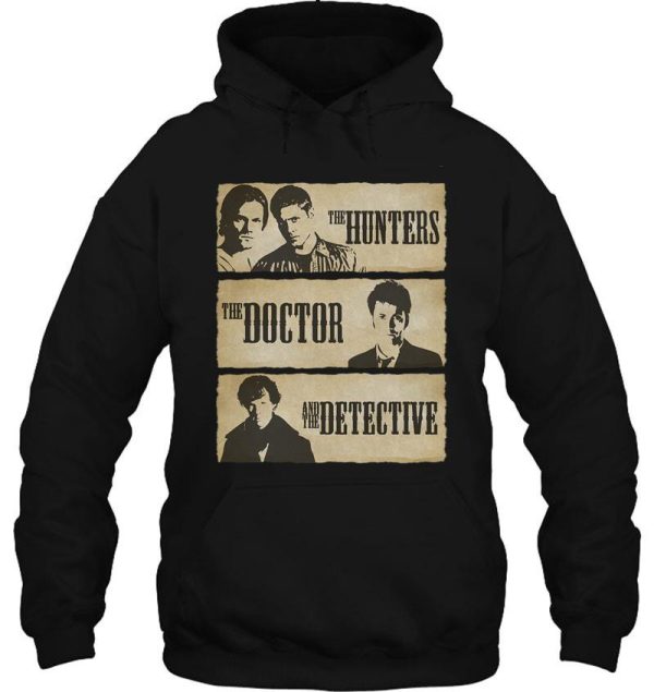 the hunters the doctor and the detective hoodie