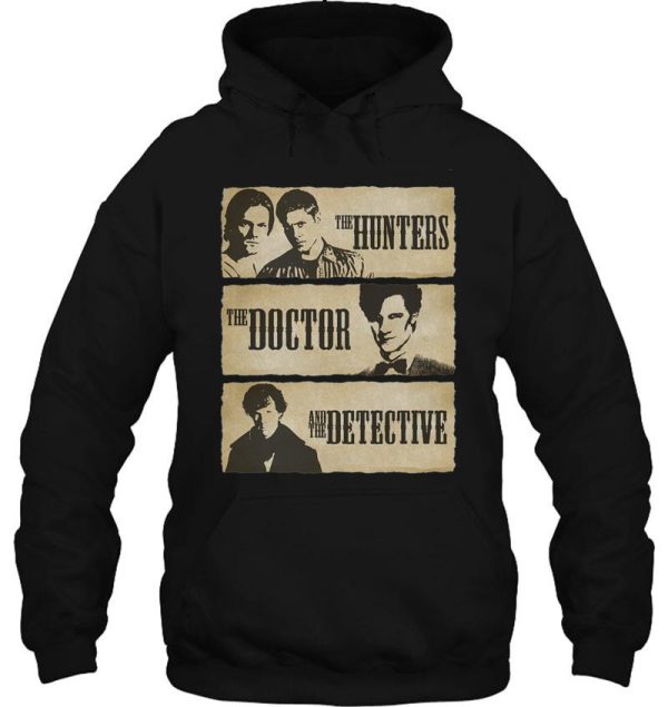 the hunters the doctor and the detective (matt smith version) hoodie