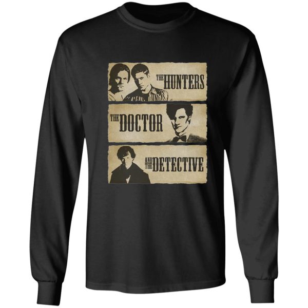 the hunters the doctor and the detective (matt smith version) long sleeve
